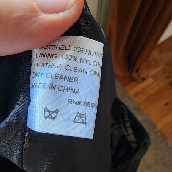 Vintage Genuine Suede Leather Mini Skirt - Picture 4 of 4